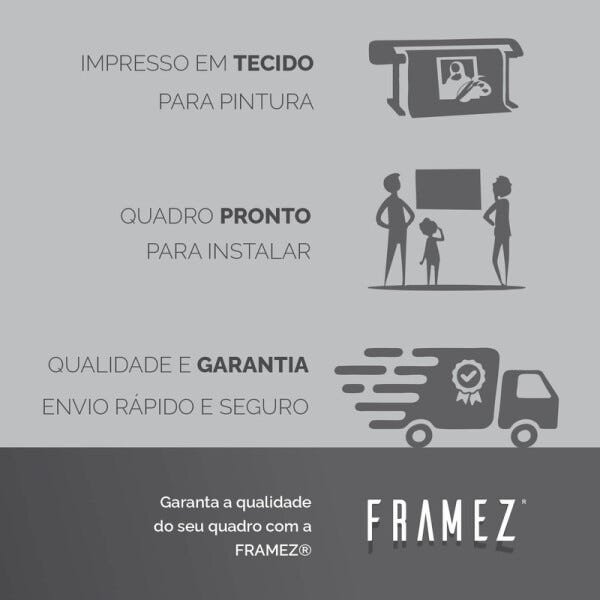 Quadro Decorativo Arte Árvore Cerejeira Para Quarto Sala em Tecido - 5