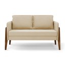 Ver imagem 5 de Namoradeira 2 Lugares Lana Suede Base de Madeira - D'rossi