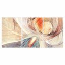 Ver imagem 2 de Quadro Abstrato Moderno Ying Yang Decorativo Artístico 3 Peças