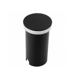 Balizador de Piso Led Wezen Redondo Embutir 1w 3000k Branco Quente Bivolt Preto - 1