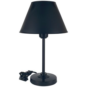 Abajur Infantil Slim Menina ou Menino Luminária para Quarto - Cor Preto