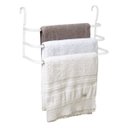 Ver imagem 1 de Porta Toalhas Triplo Toalheiro Para Box Branco 60cm