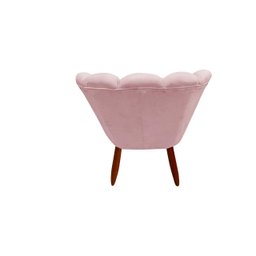 Poltrona Cadeira Pétala Penteadeira - Dritex:suede Rose - 4