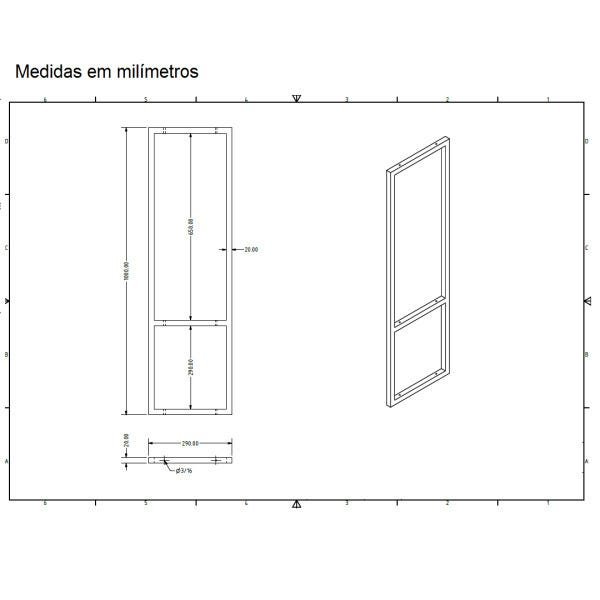 Nicho Preto Prateleira Suspensa Teto Banheiro madeira 100cm - 5