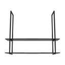 Ver imagem 4 de Nicho Preto Prateleira Suspensa Teto Banheiro Preta 80cm