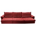 Ver imagem 5 de Sofá Retrátil e Reclinável 3,55m Molas Ensacadas Cama inBox Big Space com Bordado Velusoft