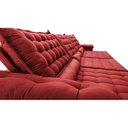 Ver imagem 4 de Sofá Retrátil e Reclinável 3,55m Molas Ensacadas Cama inBox Big Space com Bordado Velusoft