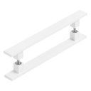 Ver imagem 2 de Puxador De Porta Pivotante Barra Chata Duplo Branco 1.50mt