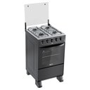 Ver imagem 1 de Fogão Delicato 4 Bocas Porta com Visor Vidro Duplo Mesa Aço Inox com Forno 52 L Compacto e Moderno