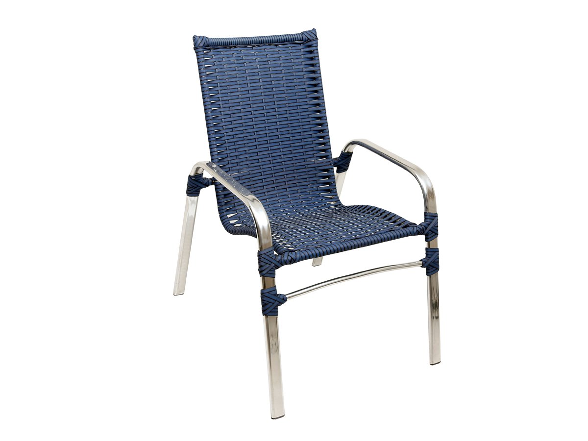 Kit 4 Cadeiras e Mesa, 2 Espreguiçadeiras, 1 Balanço Ninho e 1 Chaise em Alumínio - Azul Turquia - 10