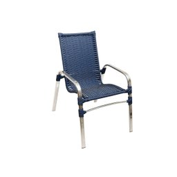 Kit 4 Cadeiras e Mesa, 2 Espreguiçadeiras, 1 Balanço Ninho e 1 Chaise em Alumínio - Azul Turquia - 10 Kit 4 Cadeiras e Mesa, 2 Espreguiçadeiras, 1 Balanço Ninho e 1 Chaise em Alumínio - Azul Turquia - 10