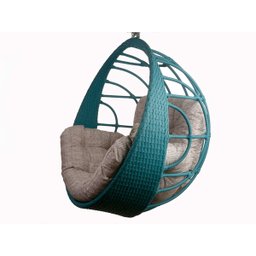 Kit 4 Cadeiras e Mesa, 2 Espreguiçadeiras, 1 Balanço Ninho e 1 Chaise em Alumínio - Azul Turquia - 9 Kit 4 Cadeiras e Mesa, 2 Espreguiçadeiras, 1 Balanço Ninho e 1 Chaise em Alumínio - Azul Turquia - 9