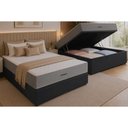 Ver imagem 1 de Cama Box Baú Crc Casal +Colchão Molas Super Pocket Venno Ortobom 138x188