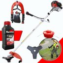 Ver imagem 1 de Roçadeira Á Gasolina Toyama Rt43-l C/ Lâmina e Carretel + Óleo Lubrificante 2 Tempos Fg50