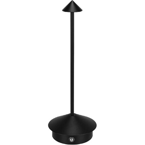 Luminária Abajur de Led Mesa Home&co Usb Metal 31x8x8cm Preto