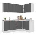 Ver imagem 4 de Cozinha 6 Peças com Rodapé Pérola Yescasa