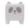 Cachepot Sleeping Panda Cinza 8x8x10cm - 2
