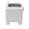 Cachepot Sleeping Panda Cinza 8x8x10cm - 4