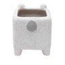 Cachepot Sleeping Panda Cinza 8x8x10cm - 5