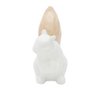 Decor Cerâmica Sit Squirrel Branco/bege - 1