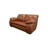 Conjunto Sofá de Couro Marselha 3 e 2 Lugares Conhaque com Brilho - Mempra - 4