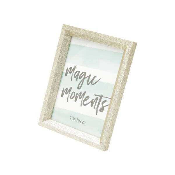 Porta Retrato Madeira Shiny Moments Dourado 13x18cm - 2