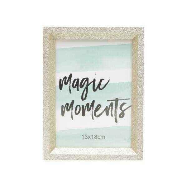 Porta Retrato Madeira Shiny Moments Dourado 13x18cm - 1