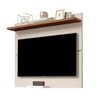 Painel Suspenso Flutuante Home Tv até 46 Polegadas Prateleira Superior Vivare New 1.08:off White/fre - 1