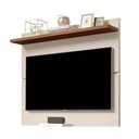 Ver imagem 1 de Painel Suspenso Flutuante Home Tv até 46 Polegadas Prateleira Superior Vivare New 1.08:off White/fre