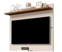 Ver imagem 3 de Painel Suspenso Flutuante Home TV até 46 Polegadas Prateleira Superior Vivare New 1.08:Off White/Fre