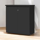 Ver imagem 1 de Armário Balcão 02 Portas Doubler Preto