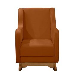 Poltrona de Amamentação com Balanço Veludo com Puff Aquila - 5