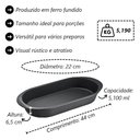 Ver imagem 4 de Kit Conjunto 3 Assadeira Beira Alta Ferro Fundido Libaneza