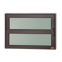 Ver imagem 1 de Basculante Alumínio 40 x 80 Elite V.Boreal Marrom Corten Brimak