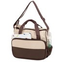 Ver imagem 3 de Kit Bolsa Maternidade Mochila Bebe Trocador Porta Mamadeira Papinha 5 Peças Mala Luxo Impermeavel Me