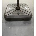 Ver mais imagens de Ombrelone Quadrado 3x3 em Alumínio com Base Piscina e Jardim Cor Preto