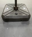 Ver mais imagens de Ombrelone Quadrado 3x3 em Alumínio com Base Piscina e Jardim Cor Preto