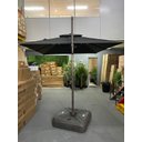 Ver imagem 3 de Ombrelone Quadrado 3x3 em Alumínio com Base Piscina e Jardim Cor Preto