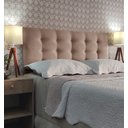 Ver imagem 1 de Cabeceira King Estofada Viena Linho Bege 195 X 120 Rbl