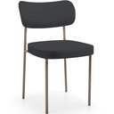 Ver imagem 1 de Cadeira Decorativa Sala de Jantar Melina Base Arena L02 Linho Chumbo - Lyam Decor