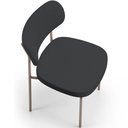 Ver imagem 3 de Cadeira Decorativa Sala de Jantar Melina Base Arena L02 Linho Chumbo - Lyam Decor