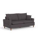 Ver imagem 4 de Sofá 3 Lugares 180cm com Almofadas Veras D05 Suede Cinza - Mpozenato
