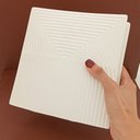 Ver imagem 5 de Vaso Decorativo Enfeite Casa Cerâmica 20x19x19cm Branco