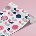 Ver imagem 4 de Papel de Parede Infantil Flores Abstratas Arte Destaque 3 Metros