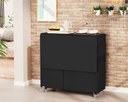 Ver imagem 1 de Conjunto de Mesa Dobrável Jdy Preta