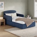 Ver imagem 5 de Cama Infantil Romeo Montessoriana para Menino Design Moderno com Colchão Azul