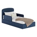 Ver imagem 6 de Cama Infantil Romeo Montessoriana para Menino Design Moderno com Colchão Azul
