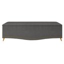 Ver imagem 7 de Cabeceira e Calçadeira Baú Cama Box Casal Queen Size Belize 160cm Linho Grafite - Desk Design