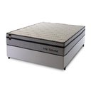 Ver imagem 4 de Conjunto Cama Box Casal c/ Molas Ensacadas Preston Branco 138x188x71