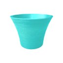 Ver imagem 2 de Kit 3 Vasos Planta Taça com Suporte Grid BGPLASTICOS V1930SK3 AZUL BEBE 019